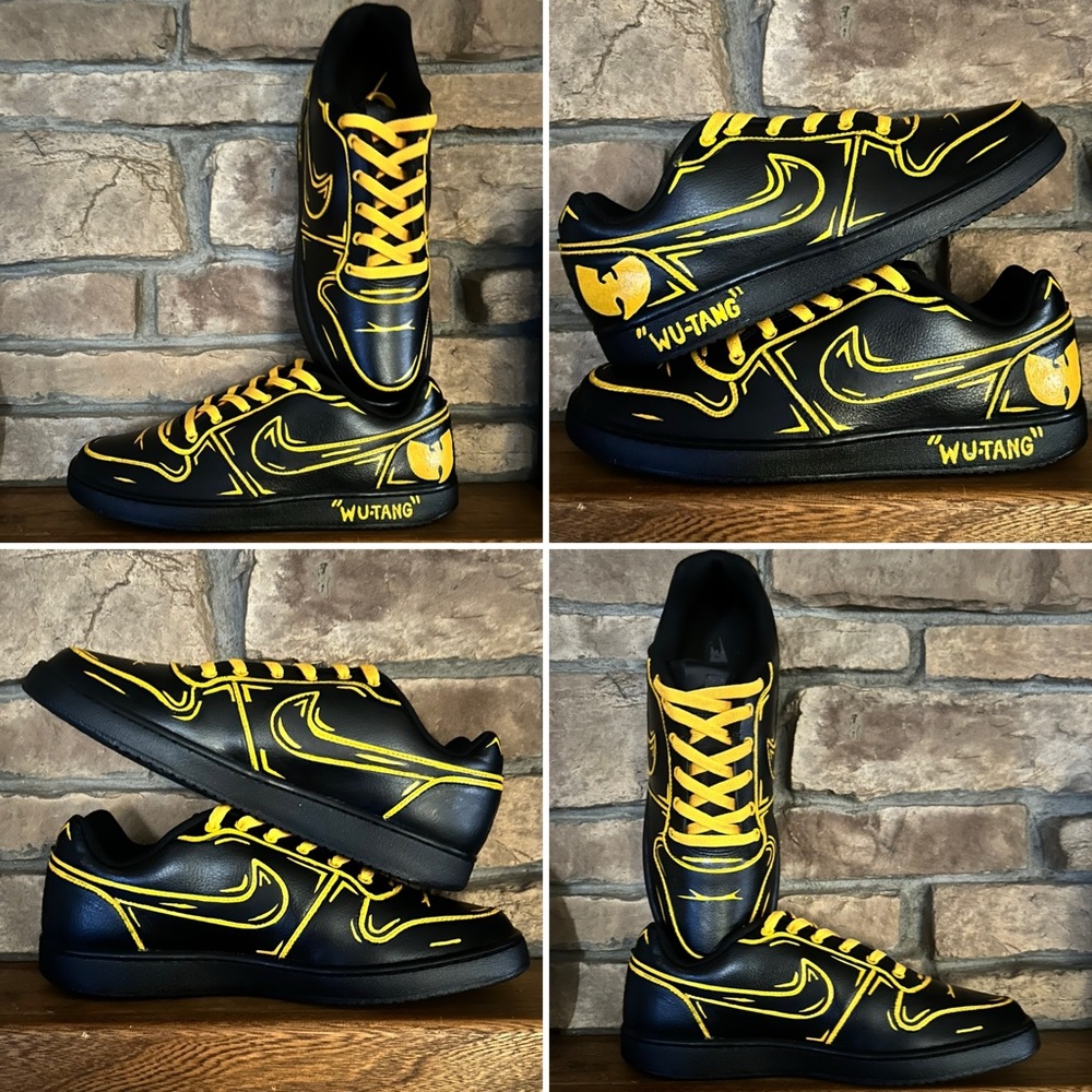 Custom “Wu-Tang Clan” Nike Ebernon men’s size 11